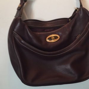 Etienne Aigner bag burgundy color